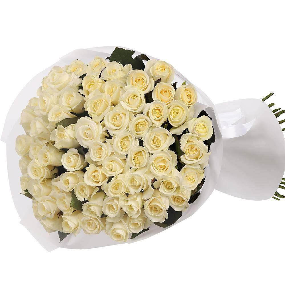 51 white roses